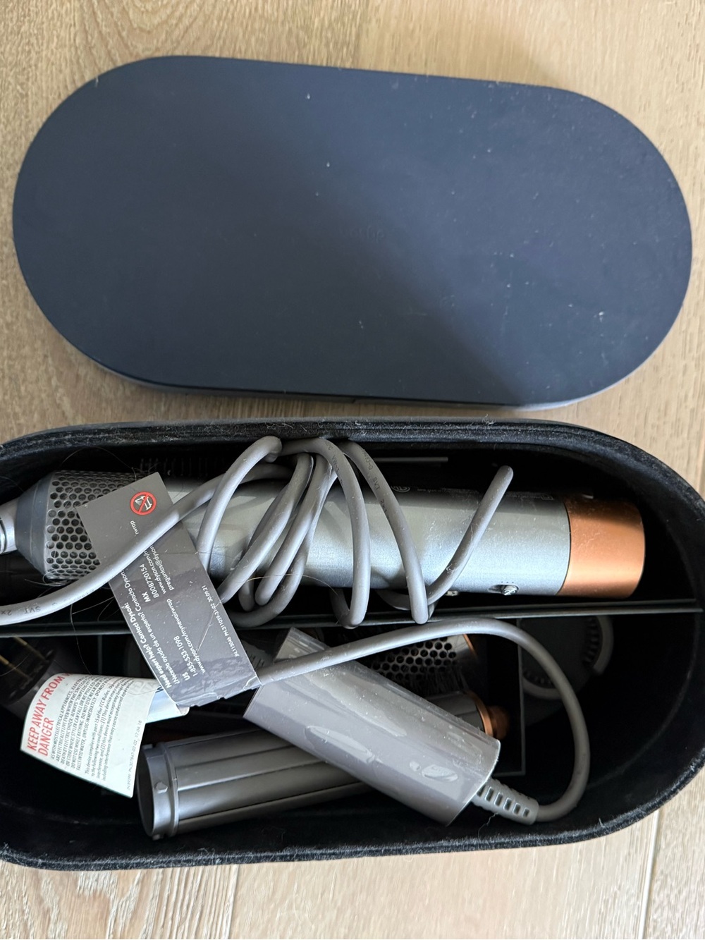 Dyson Grey and Copper Hair Styling Set with Case - Picture 3 of 3
